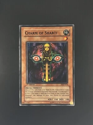Charm of Shabti [st Edition] - PGD-074 Pharaonic Guardian - YuGiOh! - Image 1 of 2