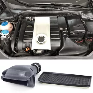 Luftfilter Airbox Air Intake Carbon Look Ram Air für VW Golf 5 2.0 GTI 2003-2008 - Picture 1 of 5