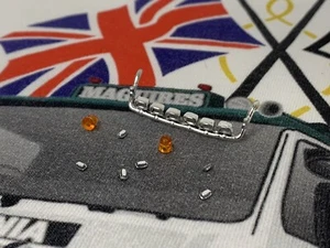 Tekno | 79860 Roof light-bar chrome 6 oval lights + E-L, WSI, Corgi 1:50 Scale