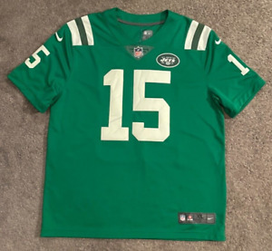 Rare Nike NFL New York Jets Brandon Marshall Football Color Rush Green Jersey XL