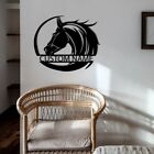Personalized Horse Ranch Metal Sign, Horse Metal Sign, Outdoor Family Name Sign