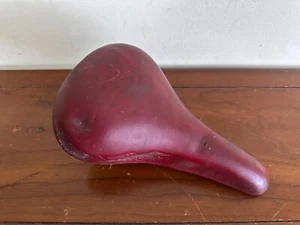 Vintage Troxel Bicycle Seat Saddle Red Moscow Tennessee USA - Picture 1 of 6