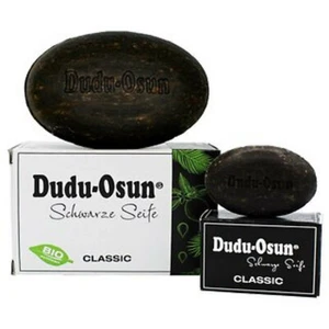 Dudu-Osun Classic, 2 x 150 g plus Seifenschale aus Flüssigholz, - Bild 1 von 8