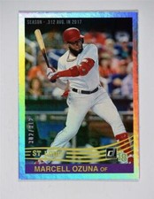 2018 Donruss Baseball Season Stat Line Retro #246 Marcell Ozuna /312
