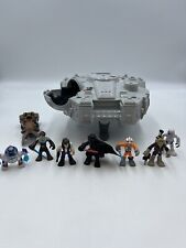 Hasbro Playskool Star Wars Galactic Heroes Millennium Falcon Toy w/ Figures