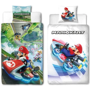 Super Mario Kart Kinderbettwäsche 100% Baumwolle Renforcé-Linon - Bild 1 von 9