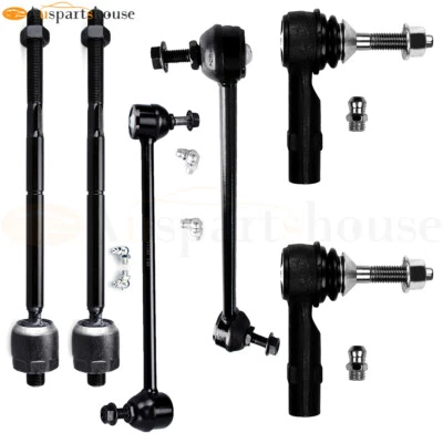 Kit de 6 barras estabilizadoras delanteras interiores exteriores para Ford Taurus X 2009 Mercury Sable Foto 1 de 4