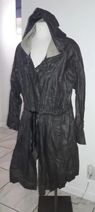 ISABEL MARANT ETOILE Coat Gray  Long length Hooded Women sz 1  - Picture 1 of 10