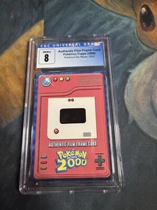 CGC 8 Pokémon Authentic Film Frame Card 35mm 2000 Movie Topps - Bild 1 von 3
