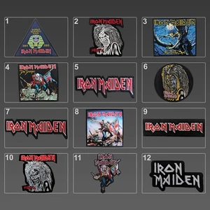 Iron Maiden Aufnäher, Iron Maiden Stickerei Bügelbild Band Patch - Bild 1 von 25