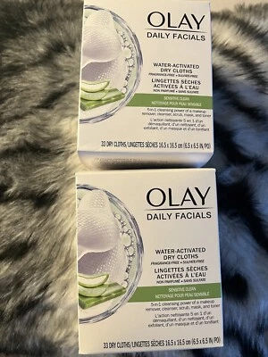 Limpiador de paños faciales diario Olay - 33 unidades 2 unidades Foto 1 de 2