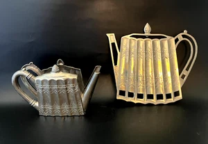 Silverplate, Holloware by Godinger Trivet & Napkin Holder 1993 - Picture 1 of 8