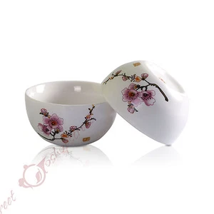Taza de té blanca JingDe cerámica porcelana té GongFu 50 ml pájaro flor chino taza de té - Imagen 1 de 3