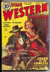 PULP: Dime Western-1/1/1935 Popular-Walter Baumhoffer cover art-"Rio Renegad... - Picture 1 of 1
