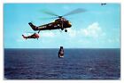 1960s - Hélicoptère de marine transportant mercure capsule spatiale - US Air Force carte postale