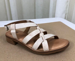 NUEVA Sandalia Sofft Mujer Ambrosa con Tirantes de Cuero EE. UU. 8,5/EURO 40 Blanca - Imagen 1 de 24