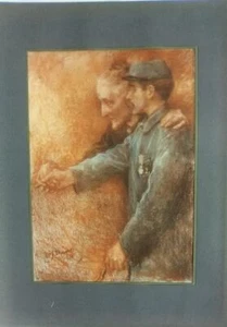 Lucien Lévy-Dhurmer Collotype hand signed limited edition 1917 #2 - Picture 1 of 3