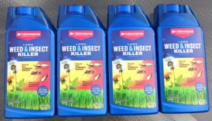 4 PACK BioAdvanced Lawn Weed & Insect Killer, Concentrate, 32 oz Each. 128 total - Picture 1 of 9