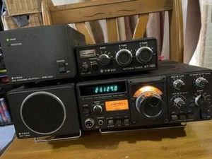 TRIO TS-120V HF SSB CW 10W Nadajnik-odbiornik Tylko szynka Radio Sugerowana cena detaliczna Kompaktowe Vintage - Zdjęcie 1 z 3