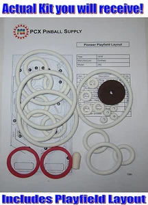 Kit de anillo de goma máquina de pinball Gottlieb Pioneer 1976 - Imagen 1 de 2