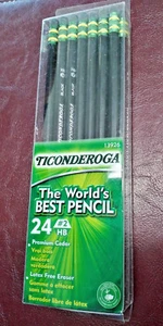 24 LÁPICES Dixon TICONDEROGA Los Mejores del Mundo Hechos por Dixon 2 Docenas #2 HB  - Imagen 1 de 2