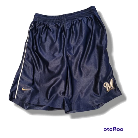 Milwaukee Brewers Nike MLB Authentic Athletic Shorts Men's Cover