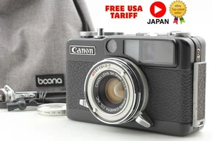 Black All Works [MINT w/ Strap Case] Canon Demi EE17 Half Film Camera From JAPAN - Picture 1 of 13