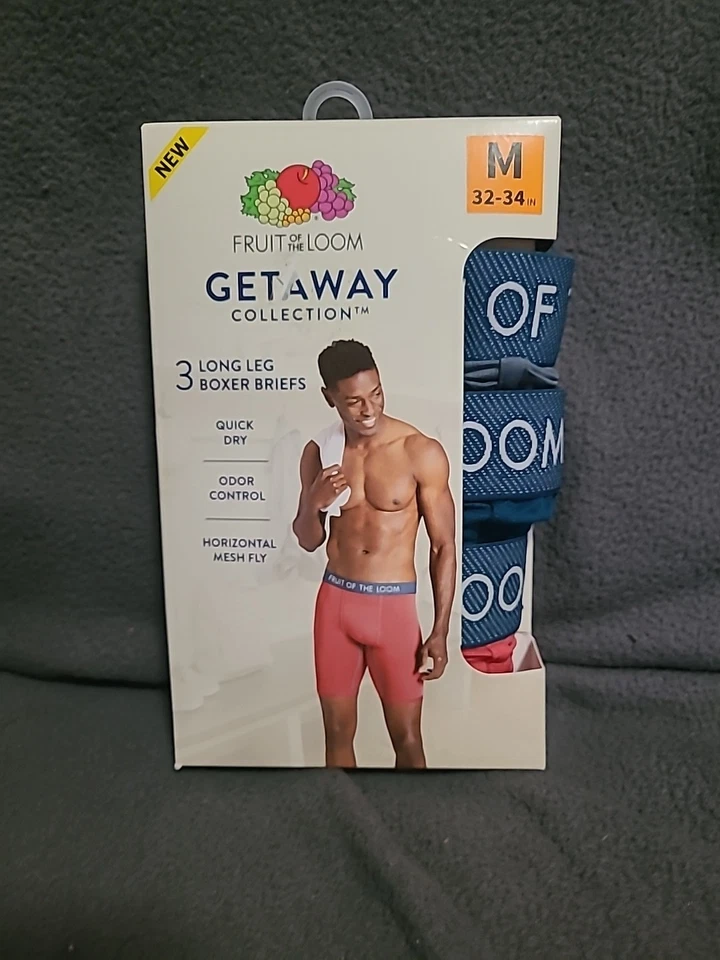 ¡NUEVO! Calzoncillos boxer Fruit Of The Loom Getaway Collection para hombre Foto 1 de 1