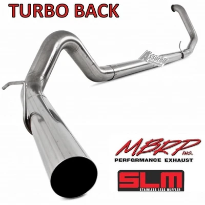 Sistema de escape MBRP SLM acero inoxidable 4" SIN silenciador para 99-03 Ford F250 F350 7,3 L Foto 1 de 4