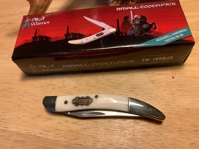 Frost Steel Warrior White Smooth Bone Texas Toothpick 3" Pocket Knife  FSW109WSB - Image 1 of 4
