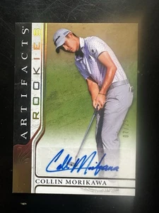 2021 Upper Deck Artifacts Rookies 53 Collin Morikawa Gold Spectrum Auto /25🔥 - Bild 1 von 4