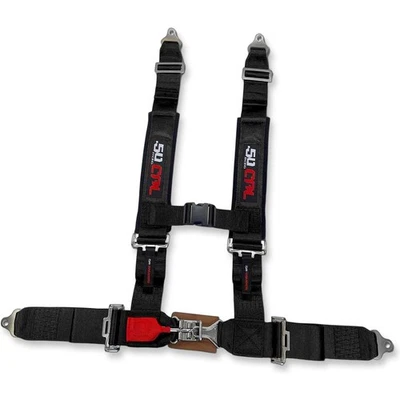 Arnés de 4 puntos correas anchas de 3" para Polaris RZR 900 Turbo S PRO XP R 1000 negro Foto 1 de 4