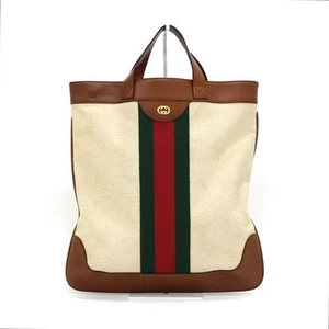 Bolso de mano grande Gucci con logotipo de lona GG 575067 678798 - Imagen 1 de 7