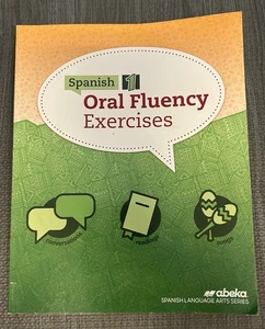 Abeka Spanish 1 Oral Fluency Exercises Student Text Work Book No Writing - Imagen 1 de 8