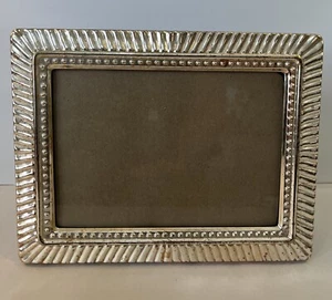 Vintage Silver-Toned Metal Photo Frame 7X5 ( Discolored In Spots) - Picture 1 of 19