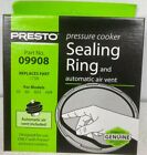 Presto Sealing Ring Auto Air Vent for 2.5, 3 & 4 Quart Pressure Cookers. 09908.