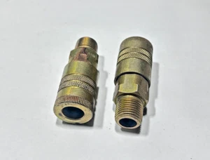 (2) DC9 Dixon Steel 1/2" x 1/2" Air Chief Industrial Semi-Automatic Male Coupler - Picture 1 of 7