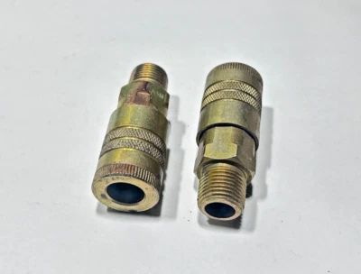 (2) DC9 Dixon Steel 1/2" x 1/2" Air Chief Industrial Semi-Automatic Male Coupler - Image 1 of 4