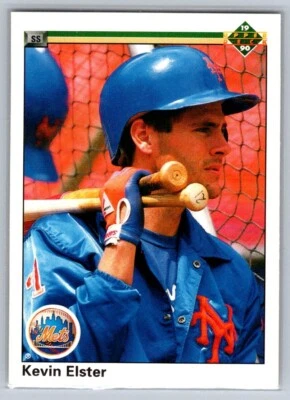 1990 Upper Deck - Kevin Elster - New York Mets Card #187 - Image 1 of 2