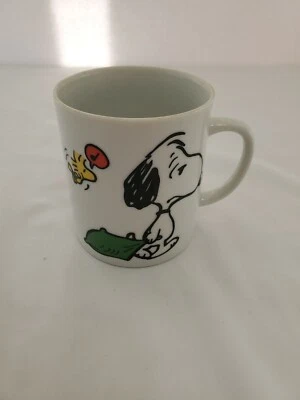 Vintage Snoopy I Think I'm Allergic To Morning! Coffee Mug Shultz Ceramic - Cool - Image 1 of 4