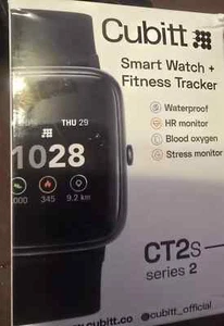 Cubitt CT2S Series 2 Smartwatch Fitness Tracker for Health & Wellness Blue - Zdjęcie 1 z 2