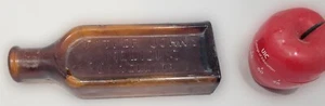 Vintage Amber Bottle - Father John’s Medicine Bottle Lowell, Massachusetts - Picture 1 of 2