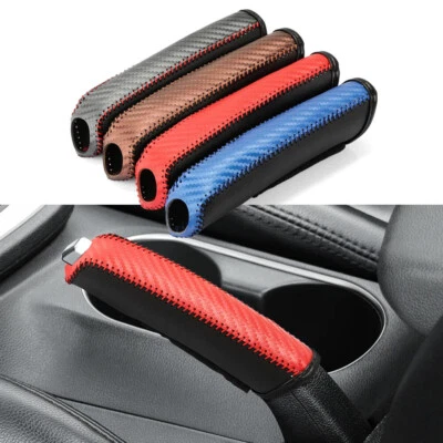 Funda protectora de freno de mano de cuero para coche Accesorios Foto 1 de 4