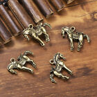 Vintage solid Imitation Brass handmade craft Zodiac animal ornament KeychaJ4
