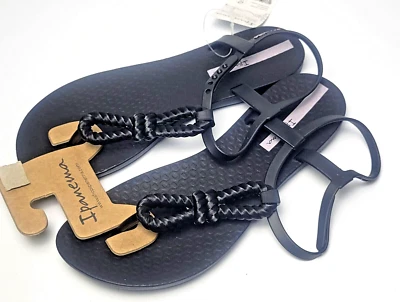 Босоножки Ipanema женские класс Infinity черные сиреневые 7 - Изображение 1 из 4