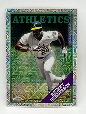 2023 Topps Series 1 Rickey Henderson Silver Pack Chrome #T88C-8 Athletics