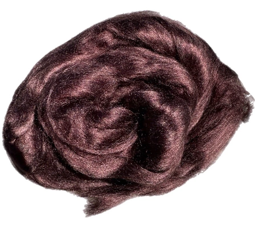 Bambú Viscosa Tipo Marrón “Espresso” Top Roving Fibra 1 OZ Foto 1 de 1