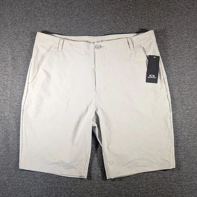 Pantalones Cortos Oakley Para Hombres 32 Gris Piedra Take Pro 3.0 Golf Ligeros Elastizados Nuevos con Etiquetas Foto 1 de 4
