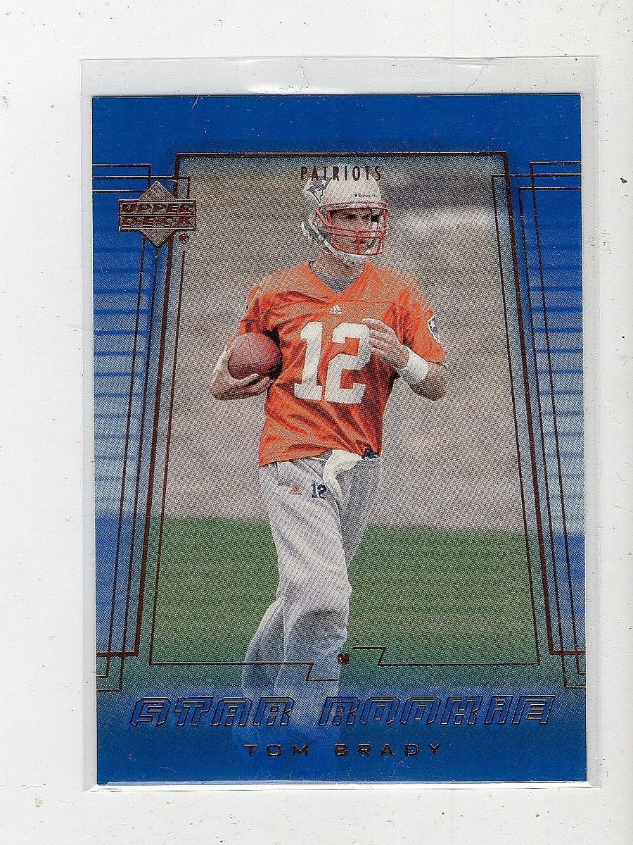 Upper Deck Tom Brady Rookie Football Sports Trading Cards