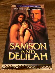 Samson And Delilah  VHS VCR  Tape Movie Elizabeth Hurley, Dennis Hopper  Used